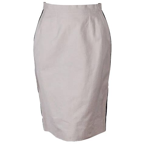 vintage chanel skirt|Vintage Chanel pencil skirts.